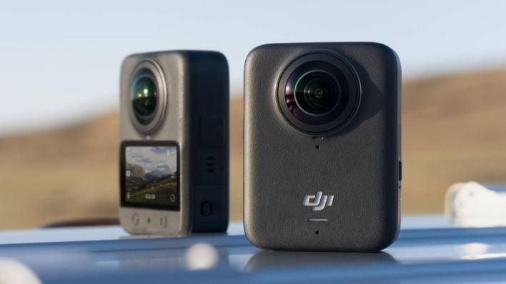 Die neue Osmo 360-Kamera von DJI ist in den USA nicht offiziell erhältlich ...