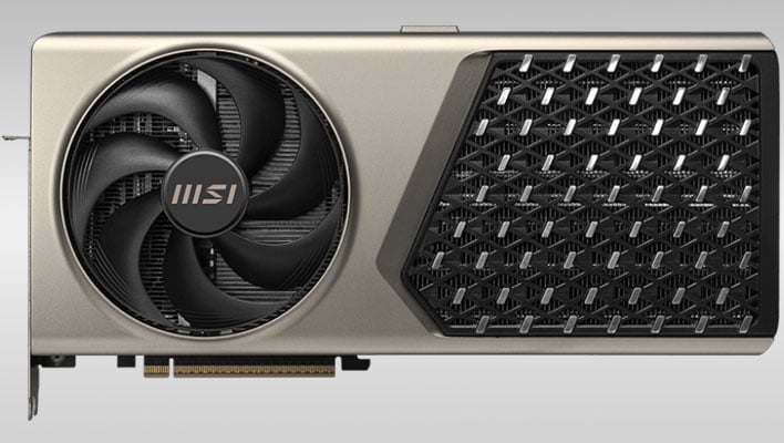 MSI GeForce RTX 5080 Expert on a gray gradient background.