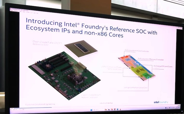intel reference soc with non x86 cores