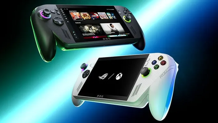 ASUS ROG Xbox Ally and Ally X.