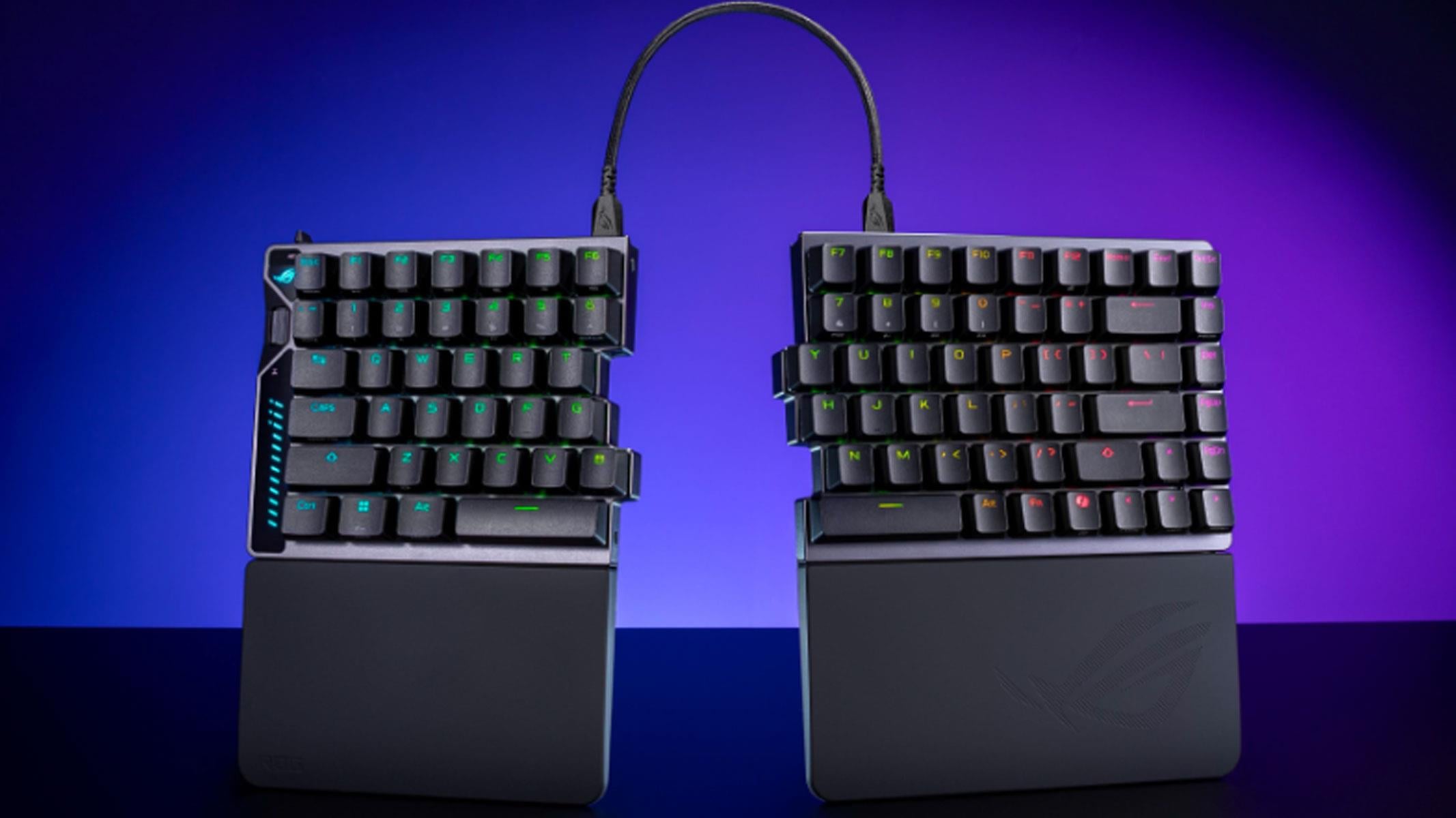 ASUS ROG Falcata Split Gaming Keyboard Brings Relief To Your