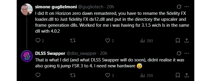 dlss swapper tweet