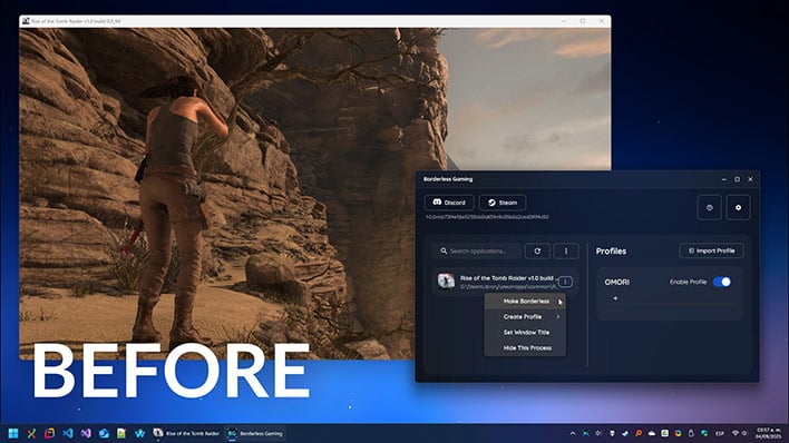 borderless gaming before