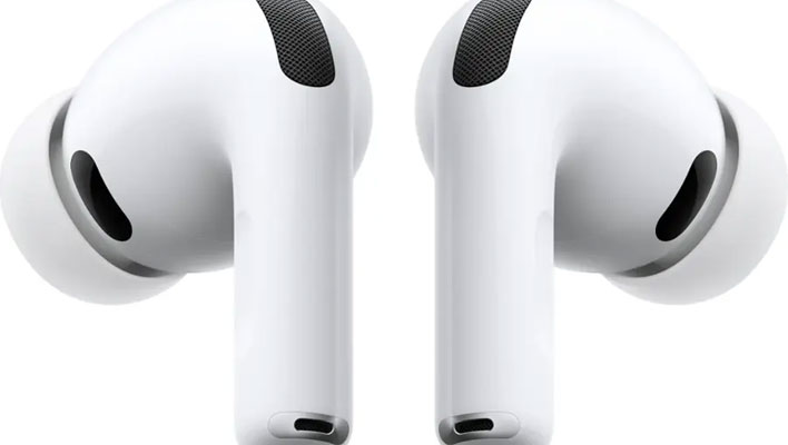 Apple AirPods Pro 3 on a white background.