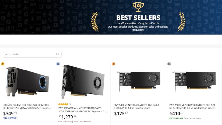 content intel arc pro b50 bestselling