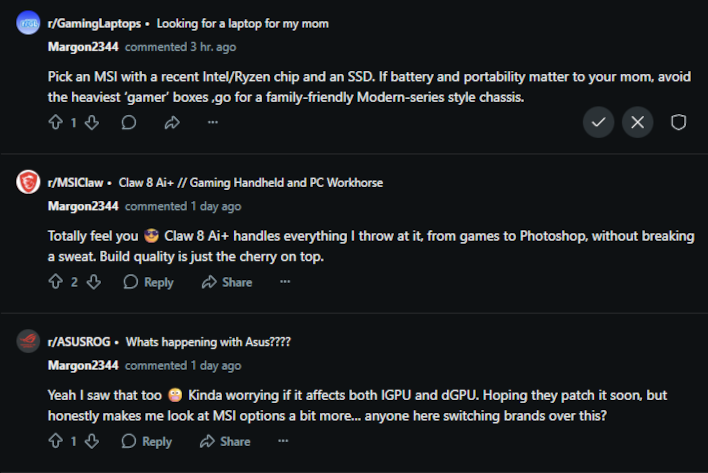 content msi reddit spam