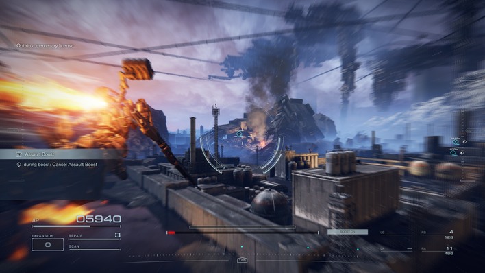 armored core 6 is kind of blurry anyway