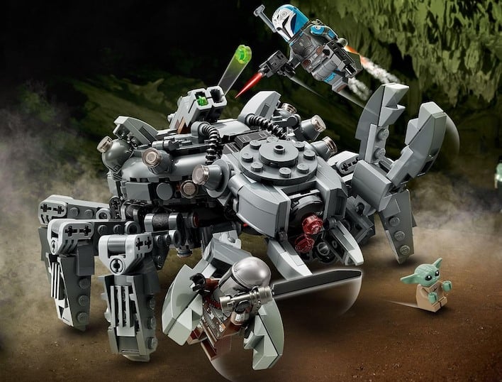 star wars lego spider tank