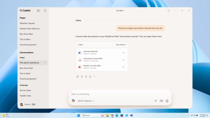 Windows Copilot Gains AI Smarts To Create Office Documents And Work With Gmail