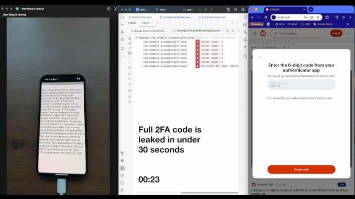 Android Pixnapping Flaw Affecting Billions Of Devices Can Steal Your Data & 2FA Codes