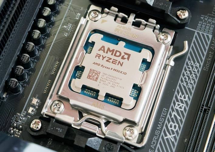 amd ryzen 9 9950x3d in socket 2