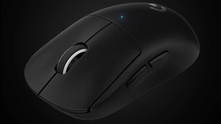 Logitech G Pro X Superlight gaming mouse.