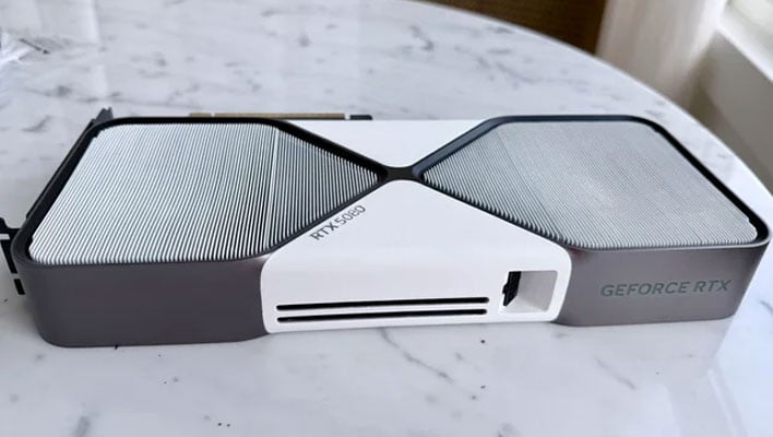 White GeForce RTX 5080 FE Mod Looks So Good NVIDIA Should Make It Official
