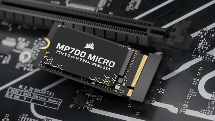 Corsair MP700 Micro SSD.