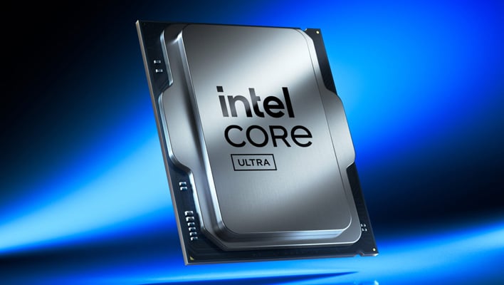 Intel Core Ultra CPU render.