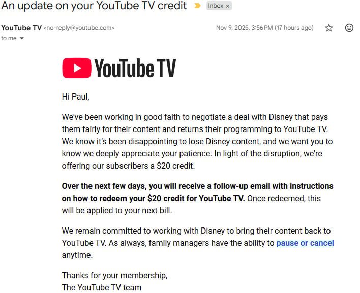 3 Alternatives To YouTube TV As Standoff With Disney & ESPN Drags On