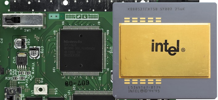 approximate comparison ppro n64 cpu