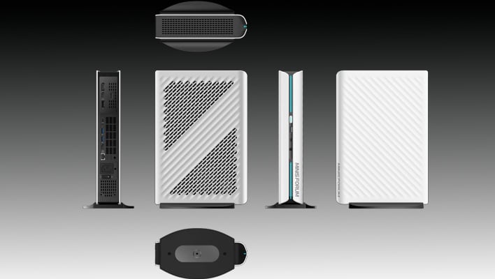 Minisforum G1 Pro Mini Gaming PC Packs Ryzen 9 8945HX & Desktop RTX 5060