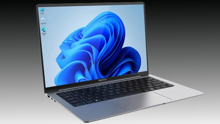 Geekom Unveils All-Metal GeekBook X14 Pro OLED Laptop To Challenge MacBook Air