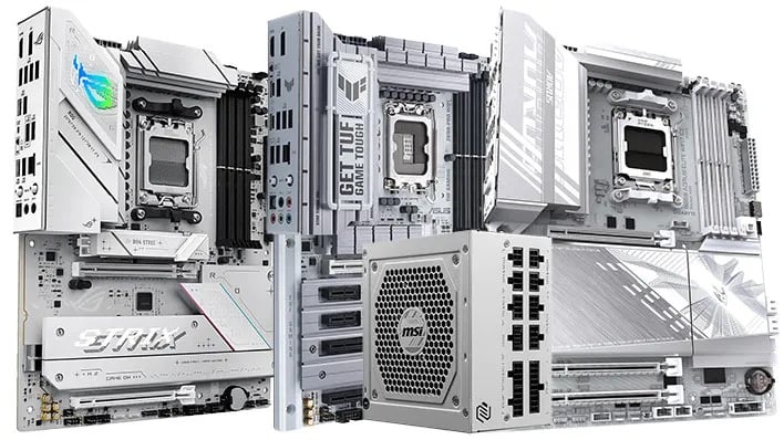 7 Stunning White Motherboards For A Clean, High-End Gaming PC Build