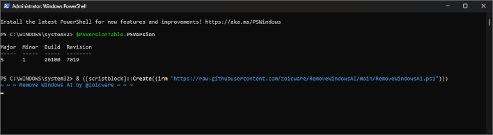 debloat script small
