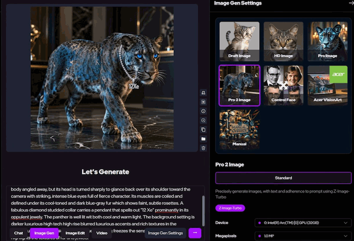vazamento de informações sobre a GPU de 32 GB do Intel AI Playground