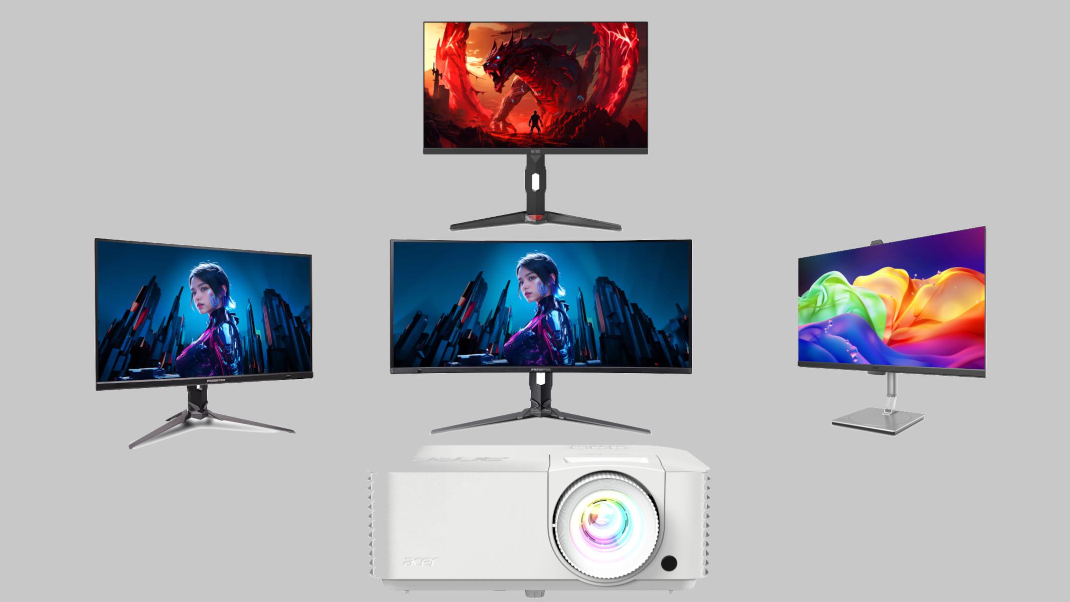 Acer Debuts Vivid Gaming Monitors At CES Plus A 240Hz Projector