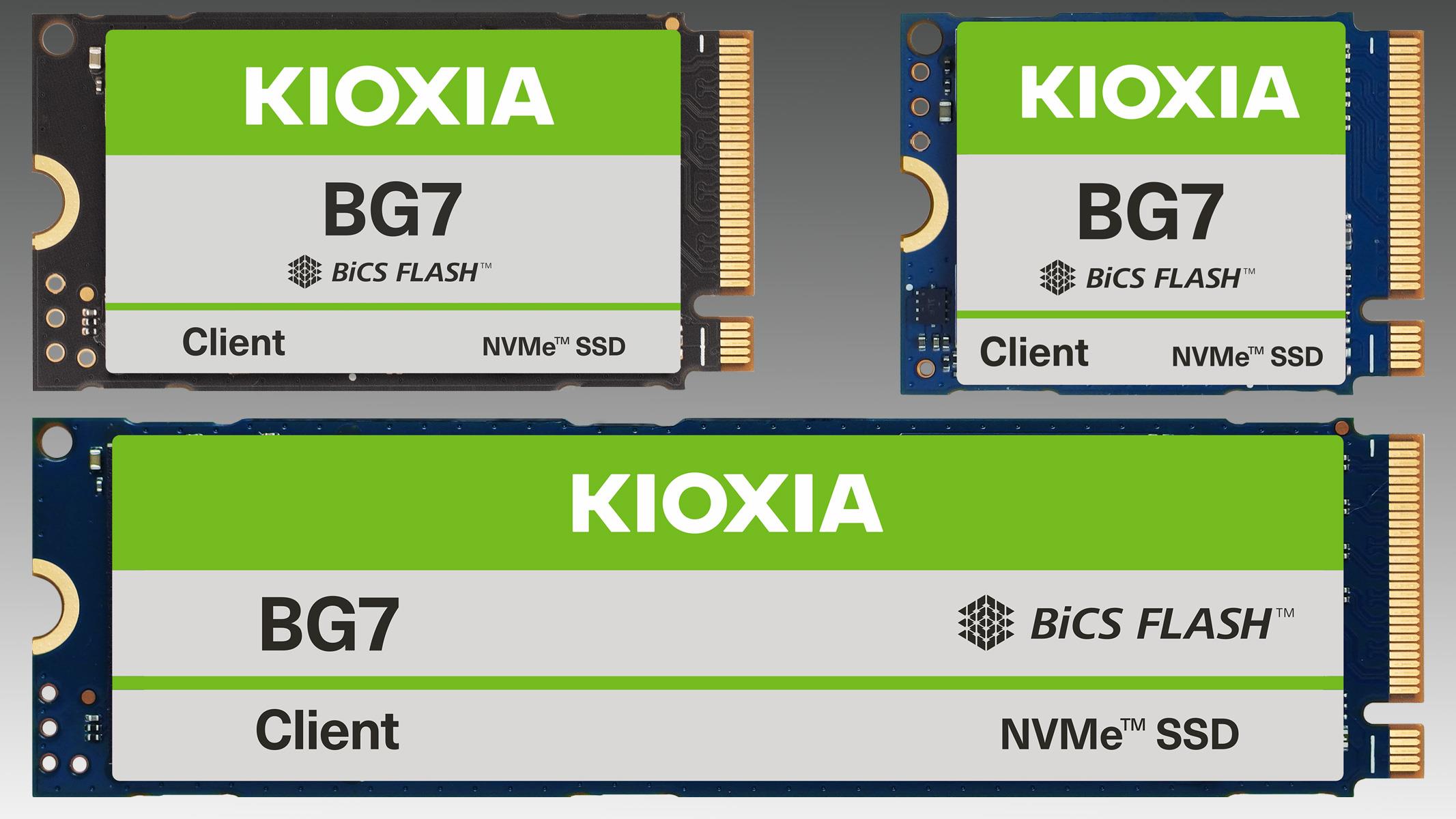 Kioxia's BG7 SSDs Bring More Speed New Form Factors To Mainstream