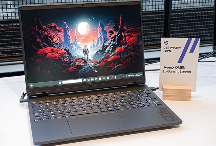 HP HyperX Omen 15 gaming laptop.