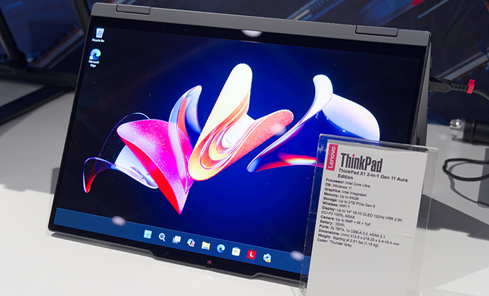 Lenovo ThinkPad X1 2-in-1 Gen 11 Aura Edition.