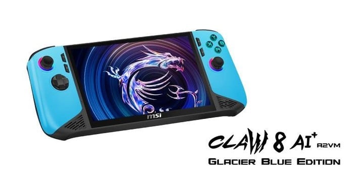 msi claw 8 ai blue