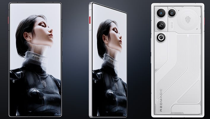 Front and back renders of Redmagic's 11 Air.