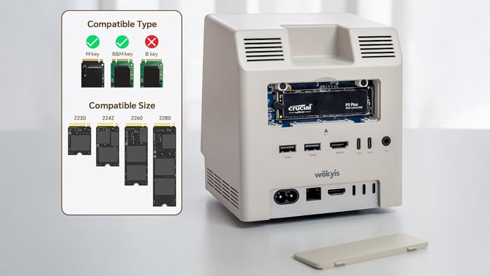 This Macintosh-Style Retro Dock Turns Your M4 Mac Mini Into A Tiny All-In-One