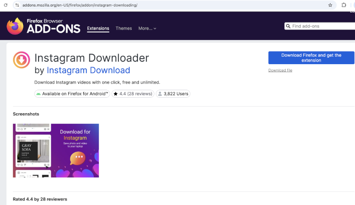 darkspectre update insta downloader example