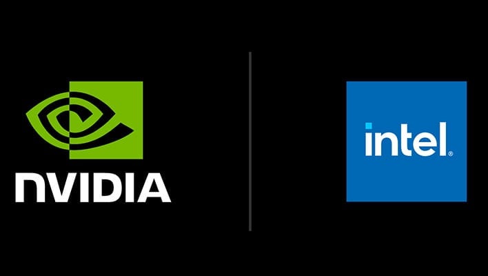 nvidia intel logos