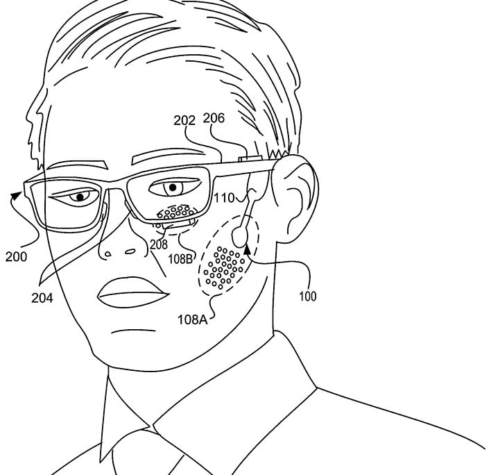 facial skin micromovements patent