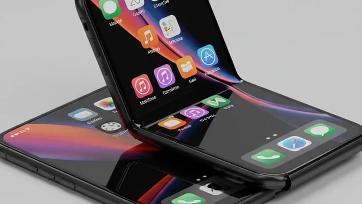 iphone foldable big battery flip design body