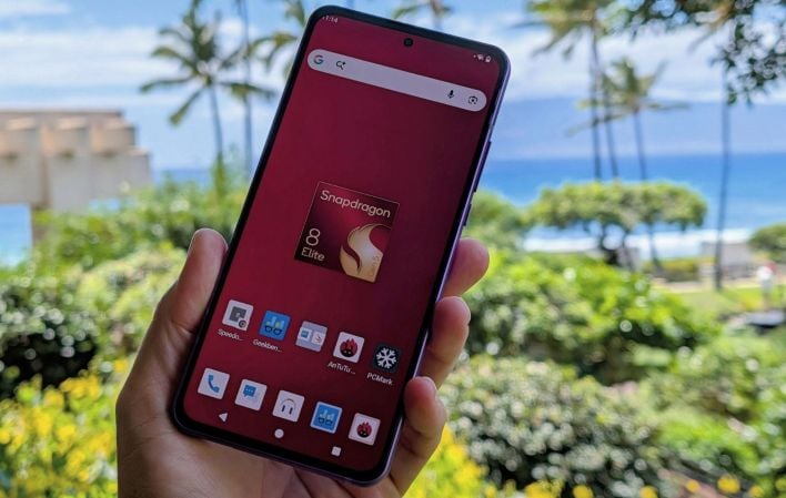 Qualcomm Snapdragon 8 Elite Gen 5 sample phone. 