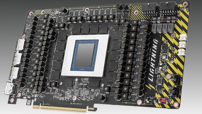 msi geforce rtx 5090 lightning z pcb