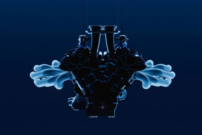 de tomaso p900 v12 front