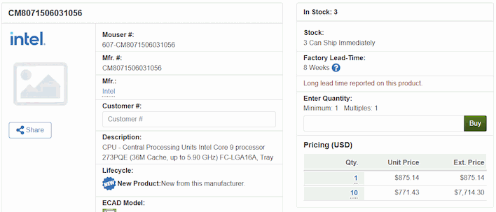 mouser bartlett lake listing