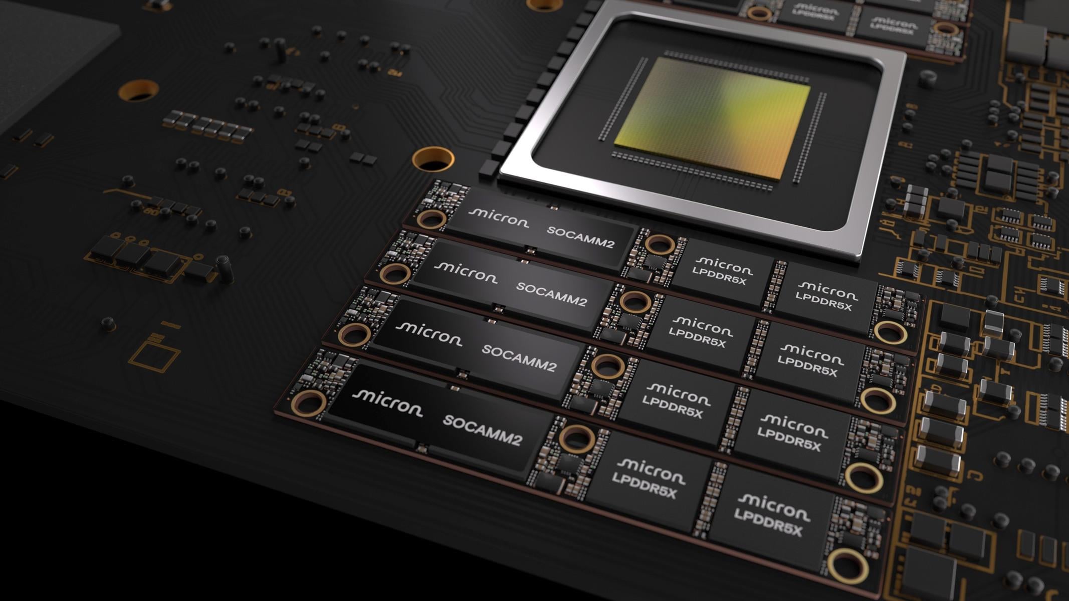 Micron Unveils First-Ever 256GB LPDDR5X SOCAMM2 For Huge Memory