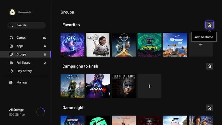 xbox ui quick resume upgrade body