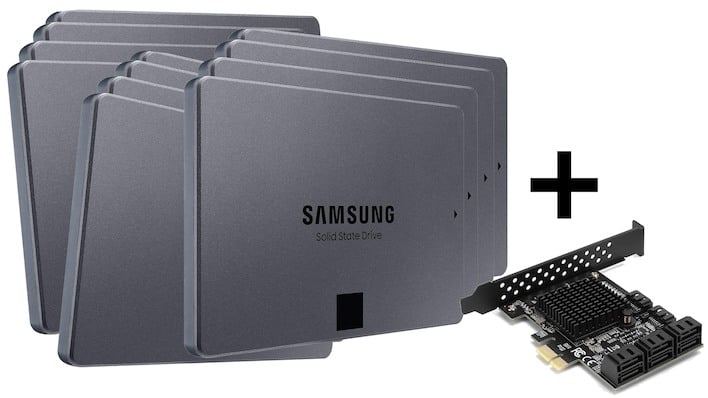 samsung ssds with controller card