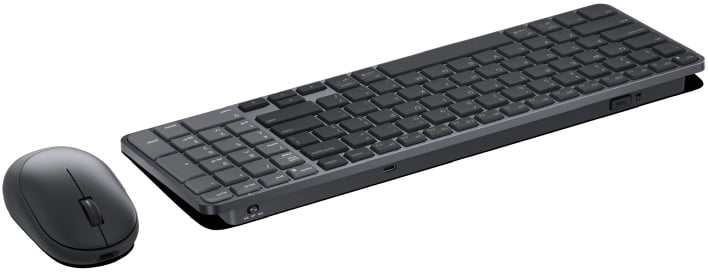 dell pro 7 rechargeable keyboard backview