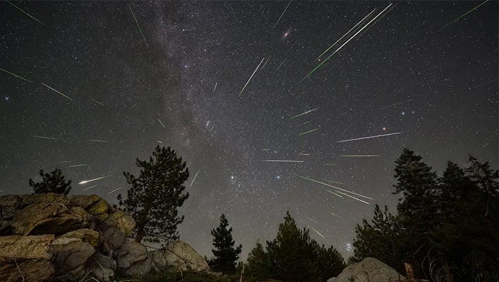 Perseids meteor shower.