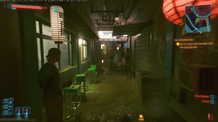 cyberpunk alleyway