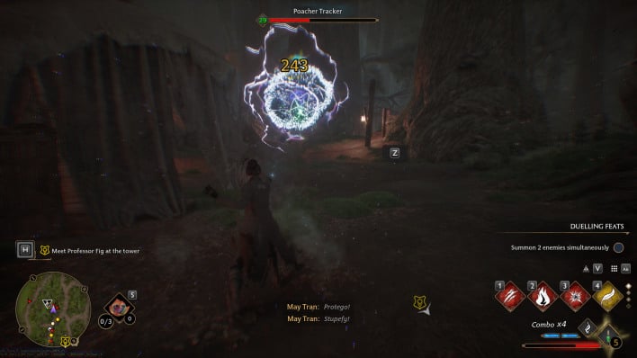 hogwarts combat example