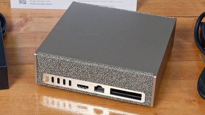 nvidia dgx spark rear ports