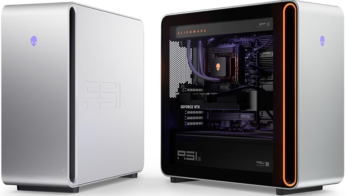 Angled renders of the Alienware Area-51.